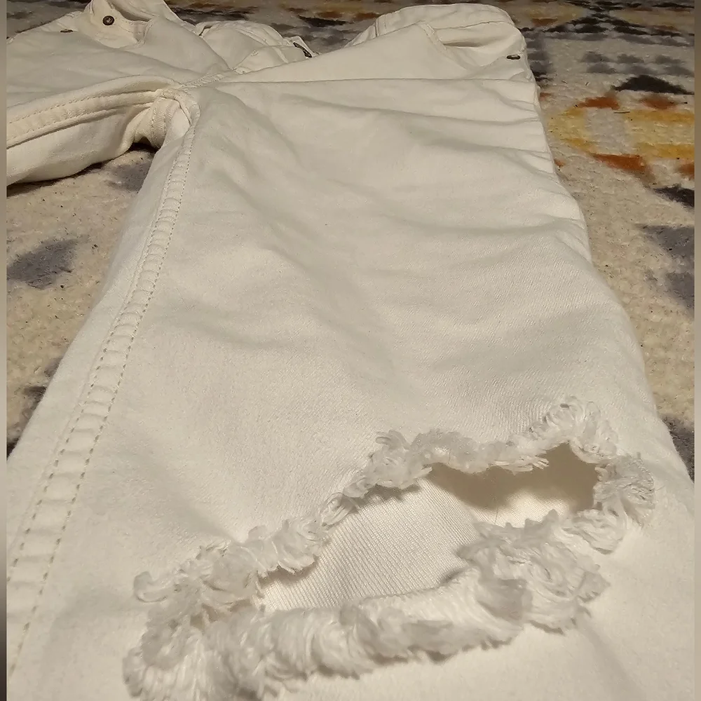 Free People White Skinny Jeans Size 27 - Picture 3 of 6